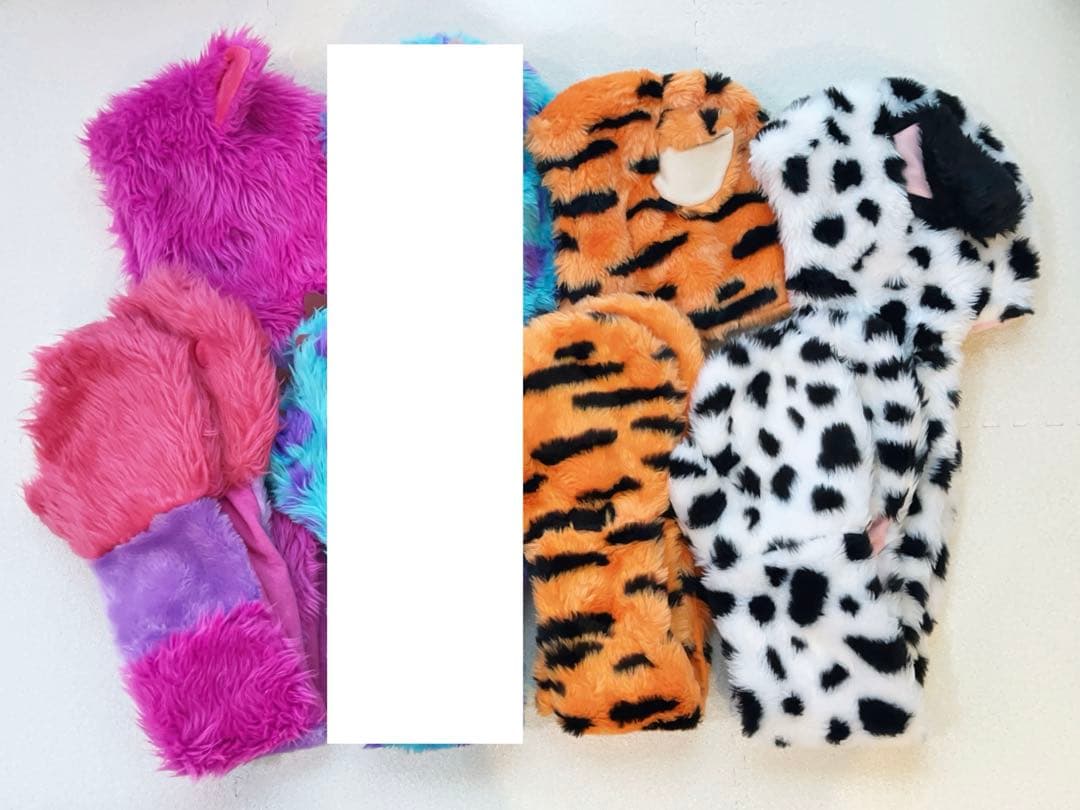 マフラーファンキャップ　チェシャ猫　ティガー　101匹わんちゃん　3点セット