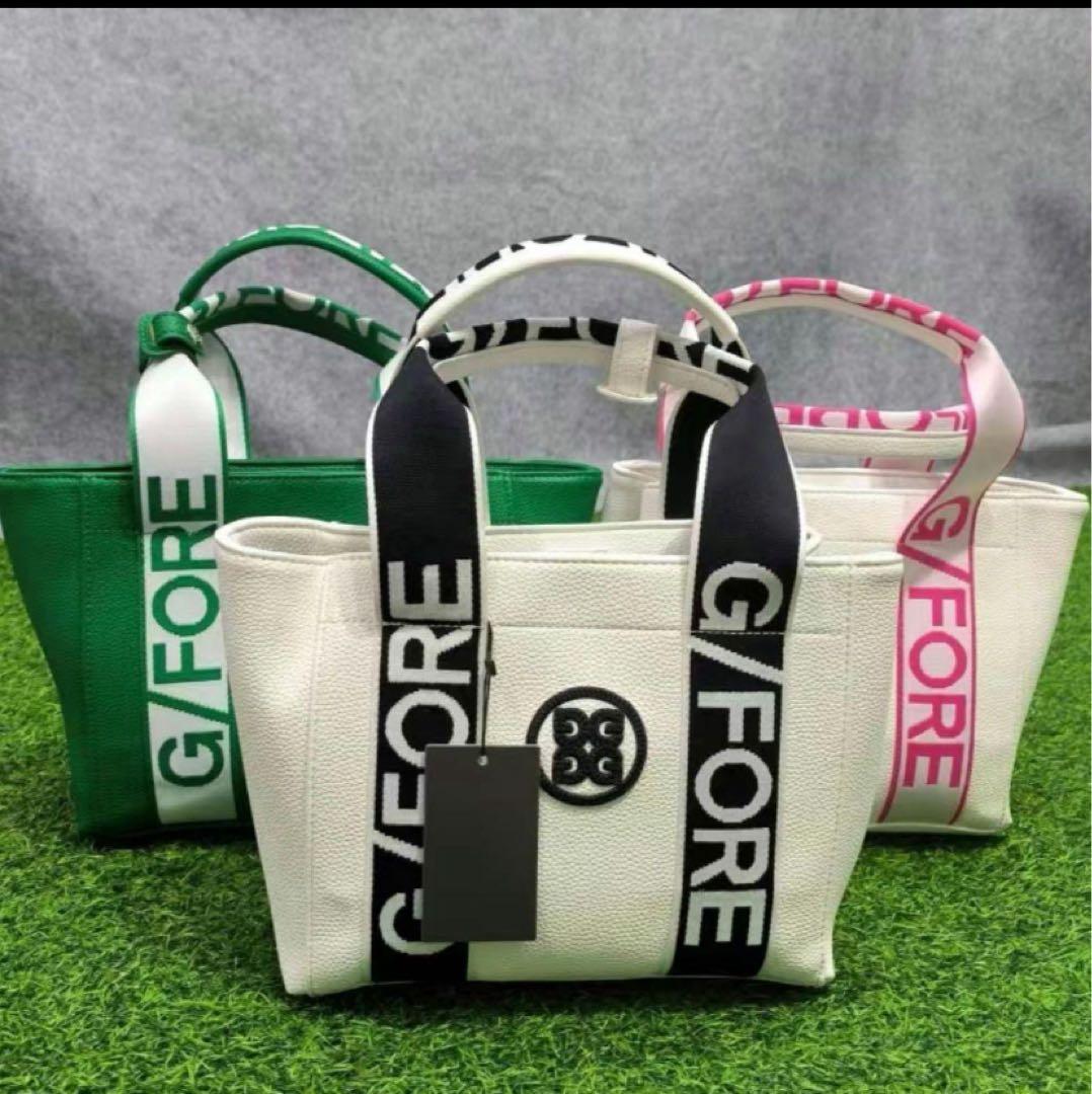 G/FORE ホワイト トートバッグ