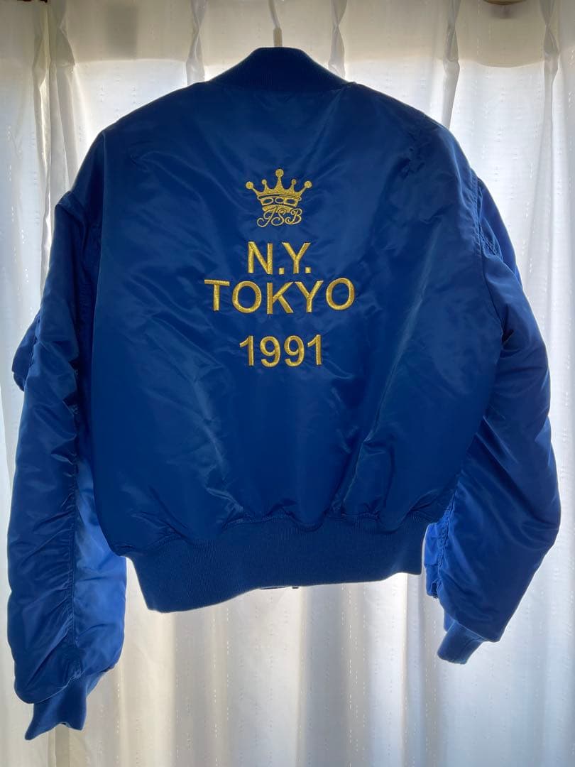 三代目JSB 10th Anniversary受注生産品 MA-1「ブルー」