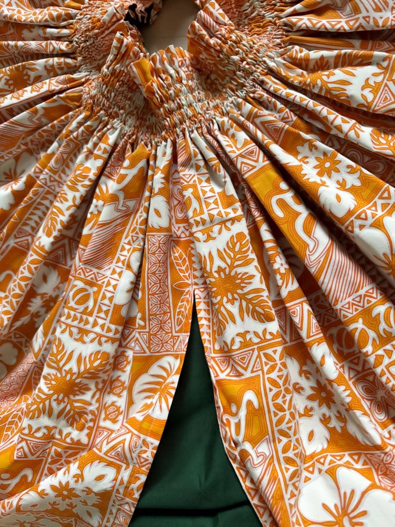 古着 ビンテージ ハワイアン ハンドメイド アロハ スカート 美品 希少