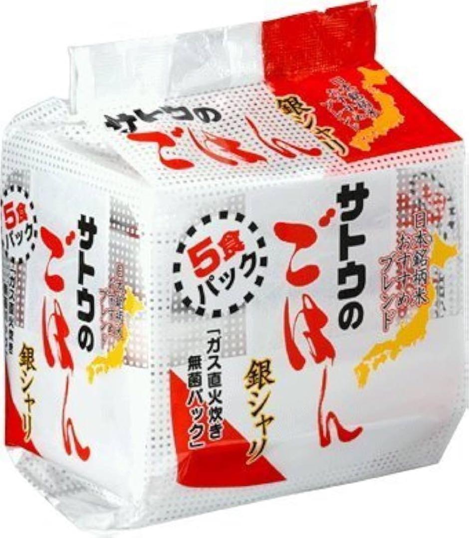 【超メルカリ市】サトウのごはん　銀シャリ3ケース