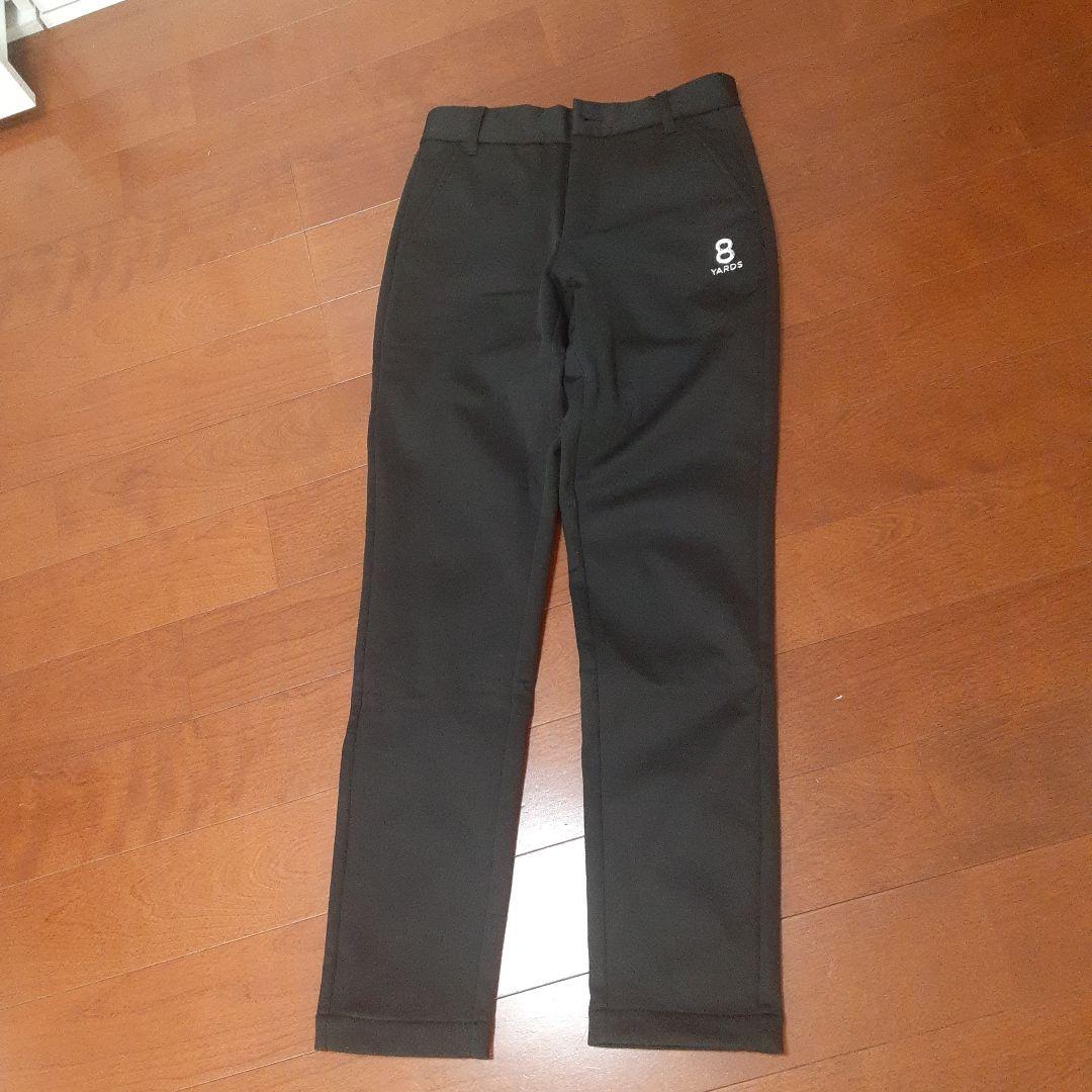 新品　ハチヤーズ　レディースゴルフ　裏起毛パンツS ブラック最終お値下げ