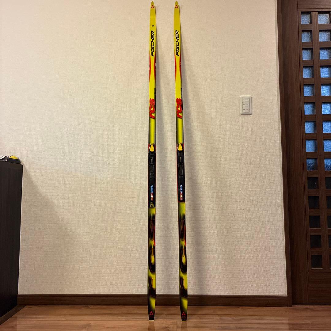 FISCHER クロスカントリースキー板 イエロー/ブラック　190cm