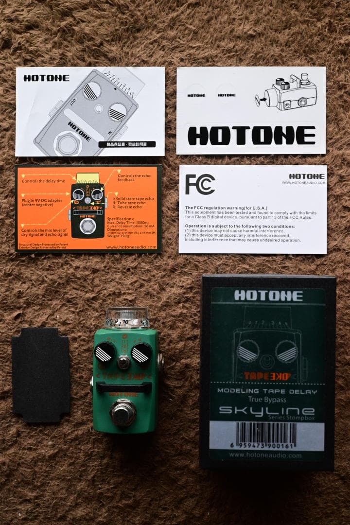 HOTONE TAPE EKO 世界最小テープ・ディレイ・シミュレーター
