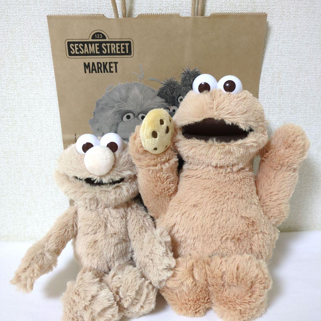 セサミストリートマーケット 限定 ぬいぐるみ 完売 クッキーモンスター&エルモ