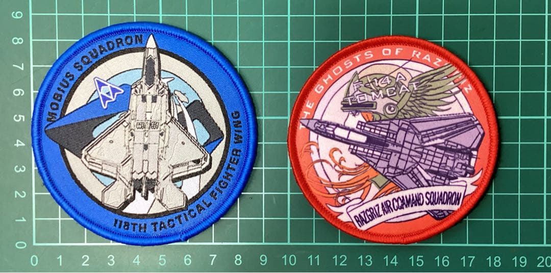 エースコンバット コレクション パッチベルクロ ワッペン 5セット