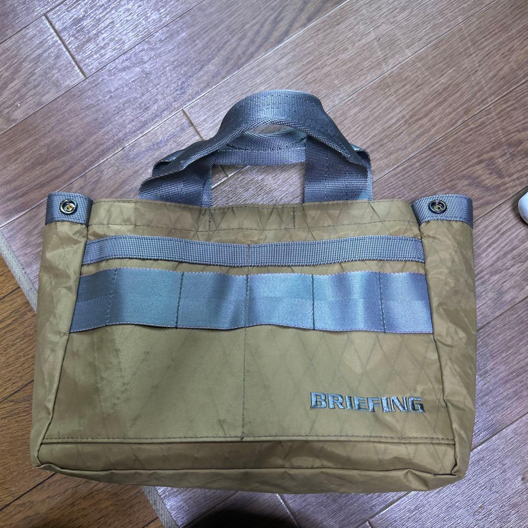 BRIEFING ナイロンバッグ ベージュ