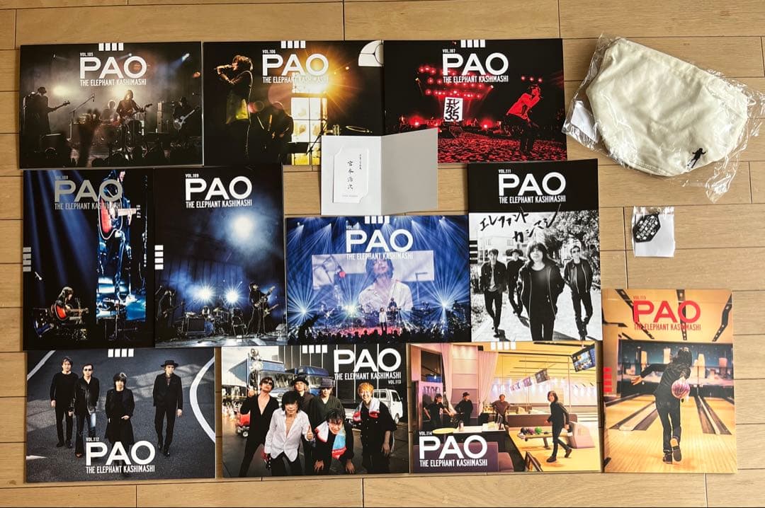 宮本浩次 エレファントカシマシ 名刺 雑誌Blu-lay DVD PAO
