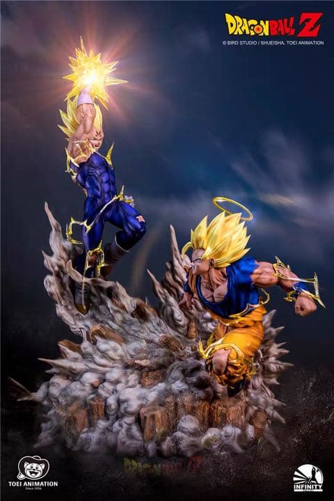 infinity  studio ドラゴンボールz 孫悟空　vs 魔人ベジータ