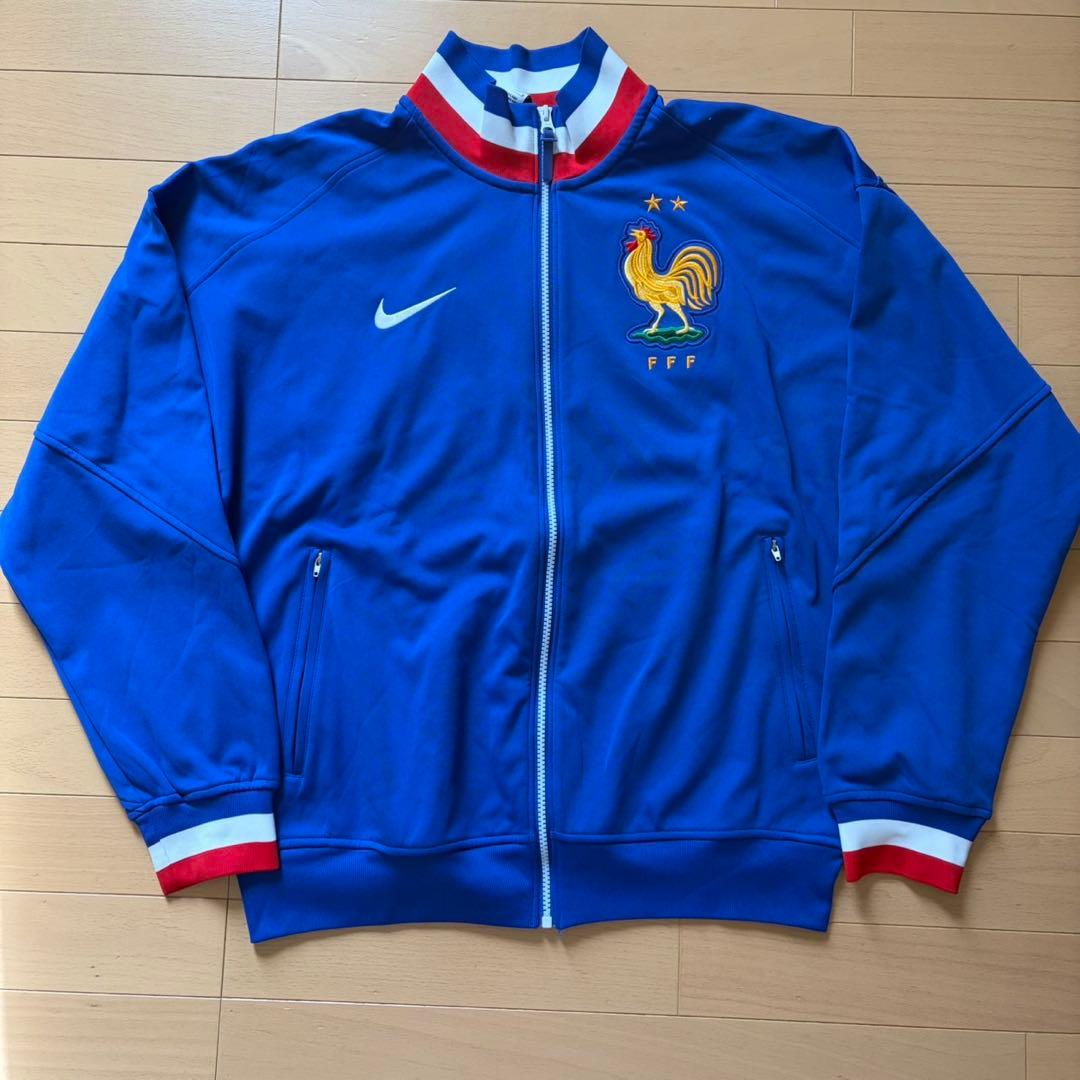 新品 NIKE ナイキ フランス代表 アンセムジャケット 2024 ブルー M