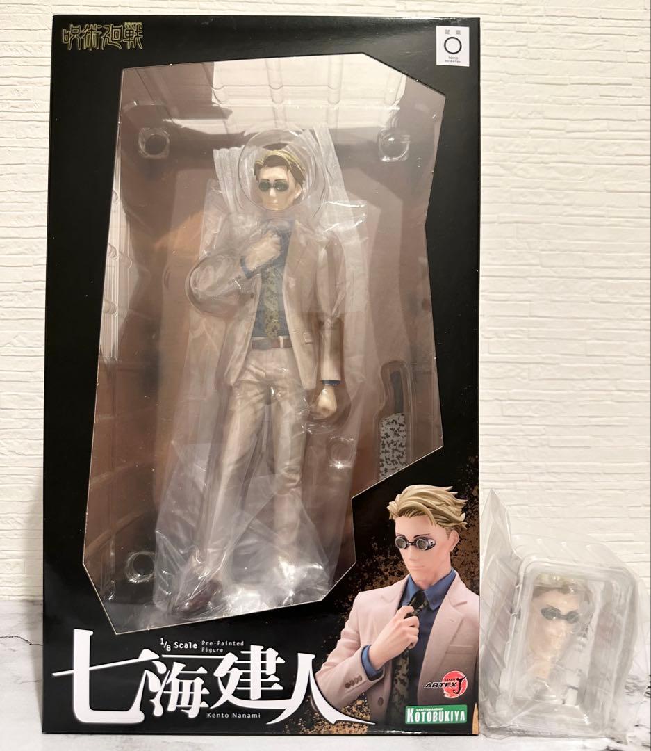 呪術廻戦 七海建人 1/8完成品フィギュアコトブキヤ限定特典表情替えパーツ付き