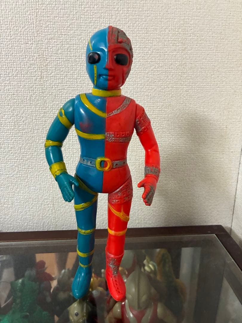 当時物　タカトク　人造人間キカイダー　ソフビ　約28cm　ソフビ
