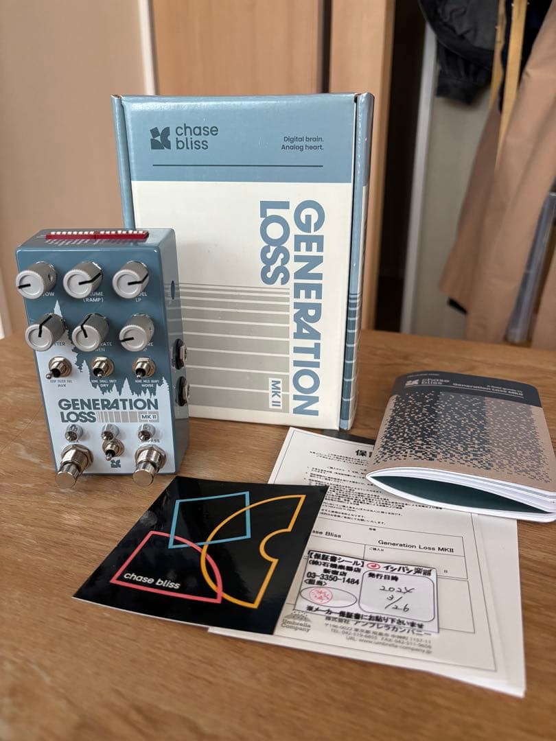ギター Chase Bliss Audio GENERATION LOSS MK II