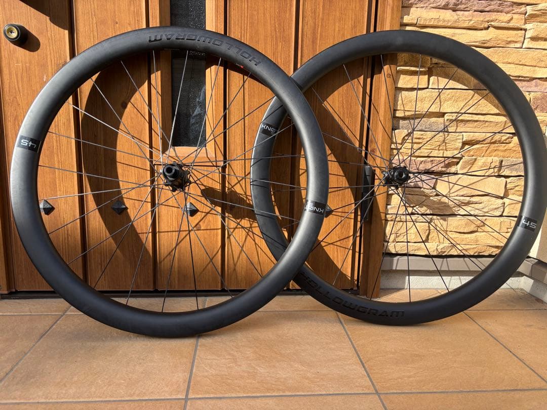 HollowGram 45 KNØT Wheels(カーボンホイール) 超美品！
