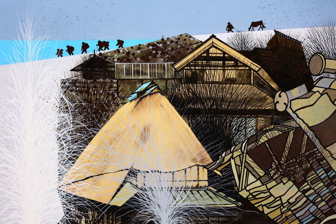 ⭕️金井二郎　絵　最上位作　絵画　日本画　風景画　アート　25号