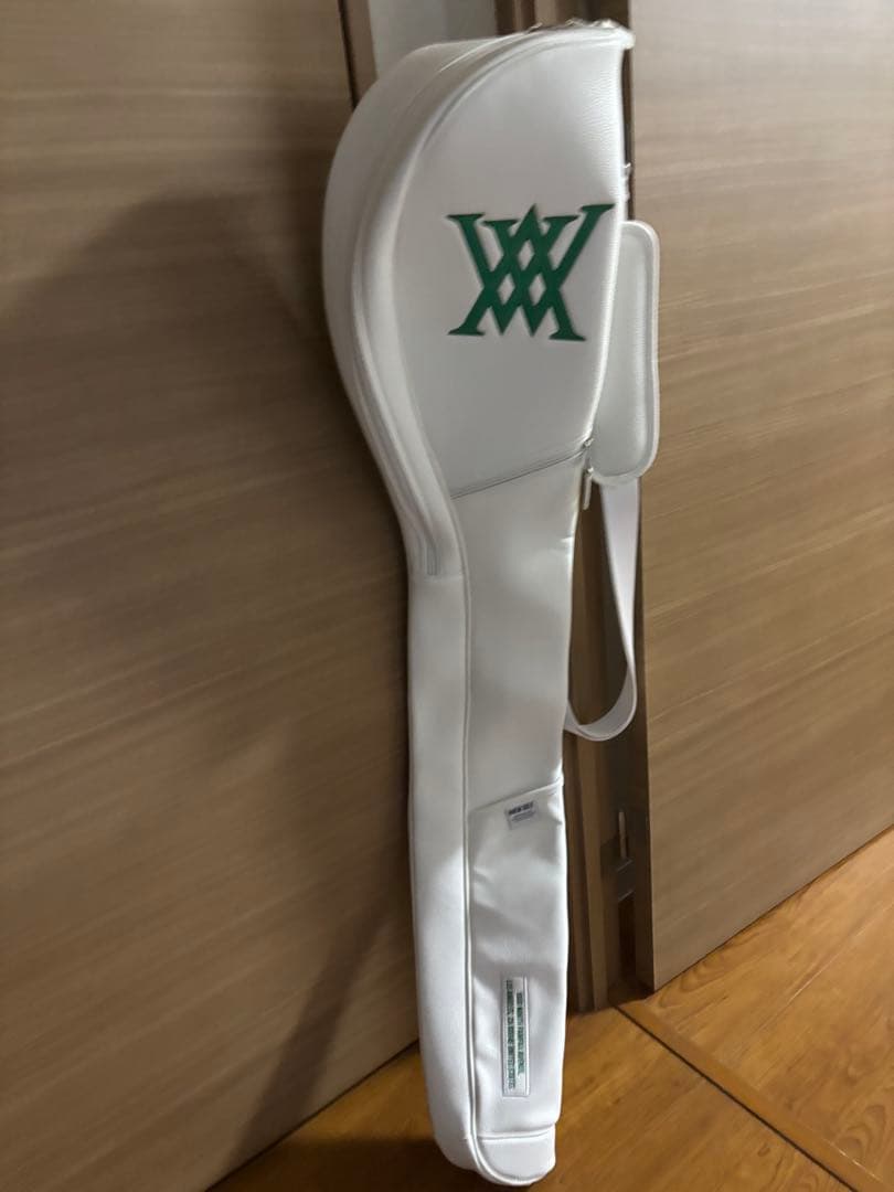 【極美品】ホワイトゴルフバッグ Wマーク付き