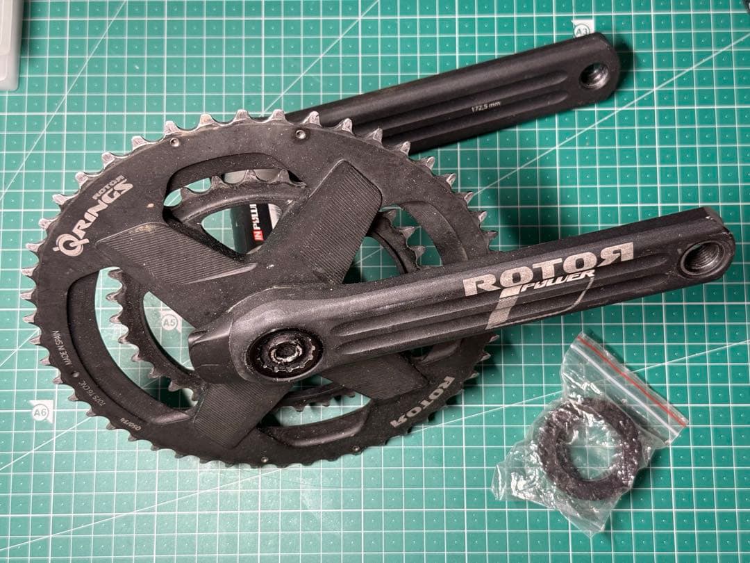 ROTOR INPOWER パワーメーター クランクセット 訳あり
