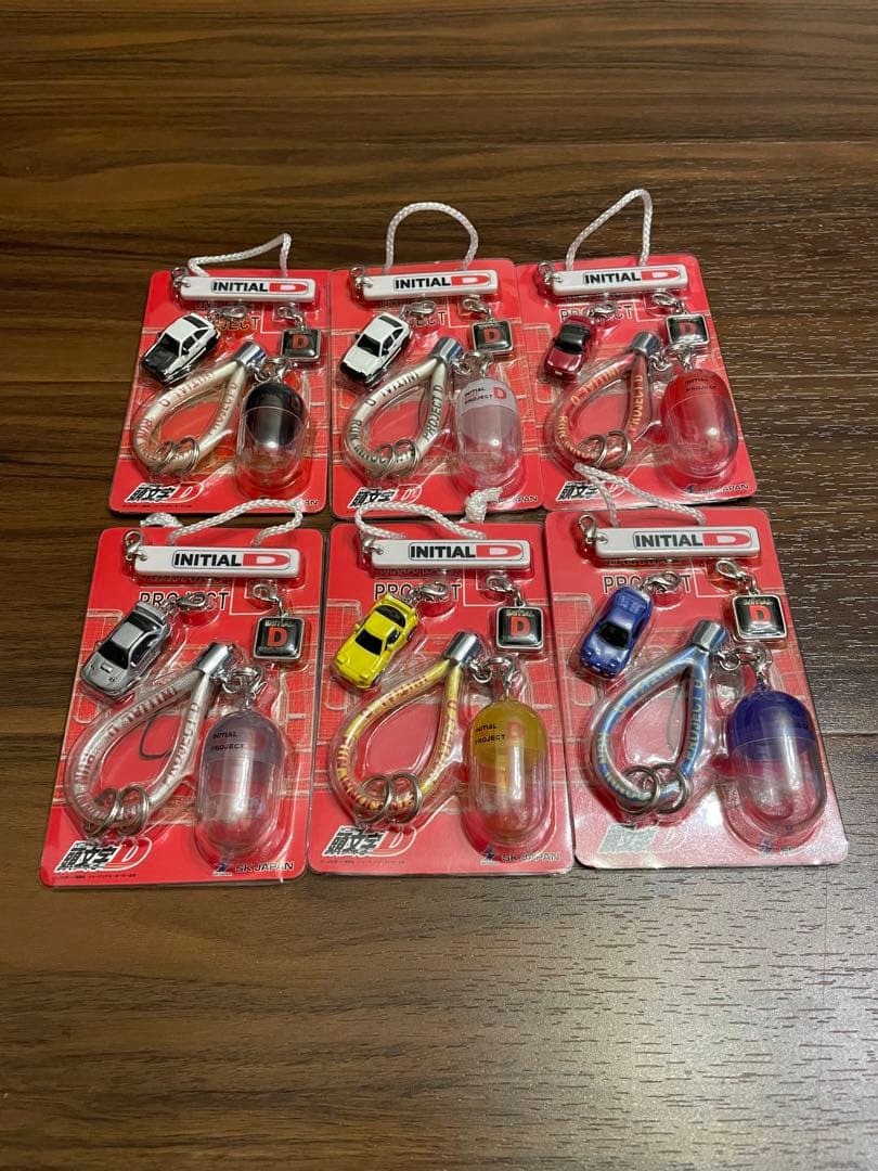 頭文字D トリプルアクセサリーストラップループ 全6種セット