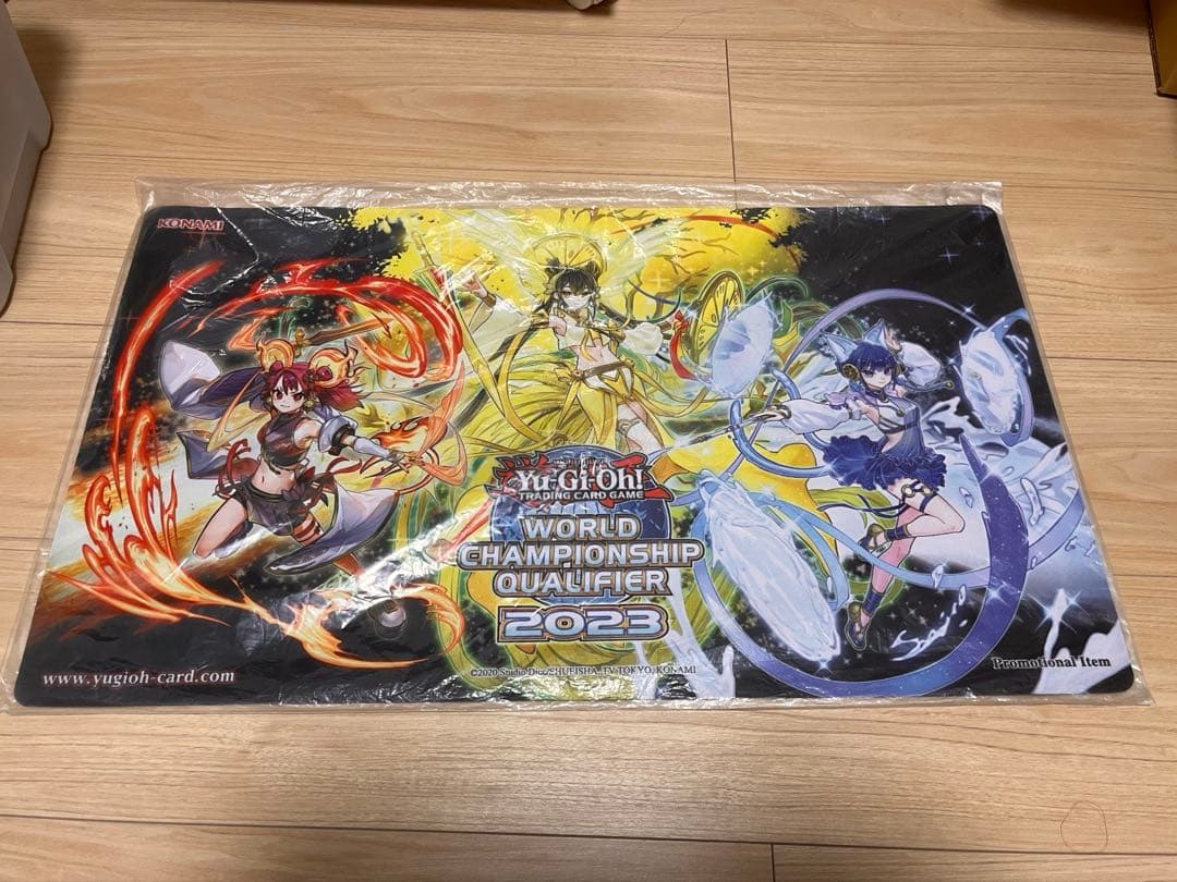 遊戯王　プレイマット デュエルフィールド　WCQ 2023 御巫　海外限定