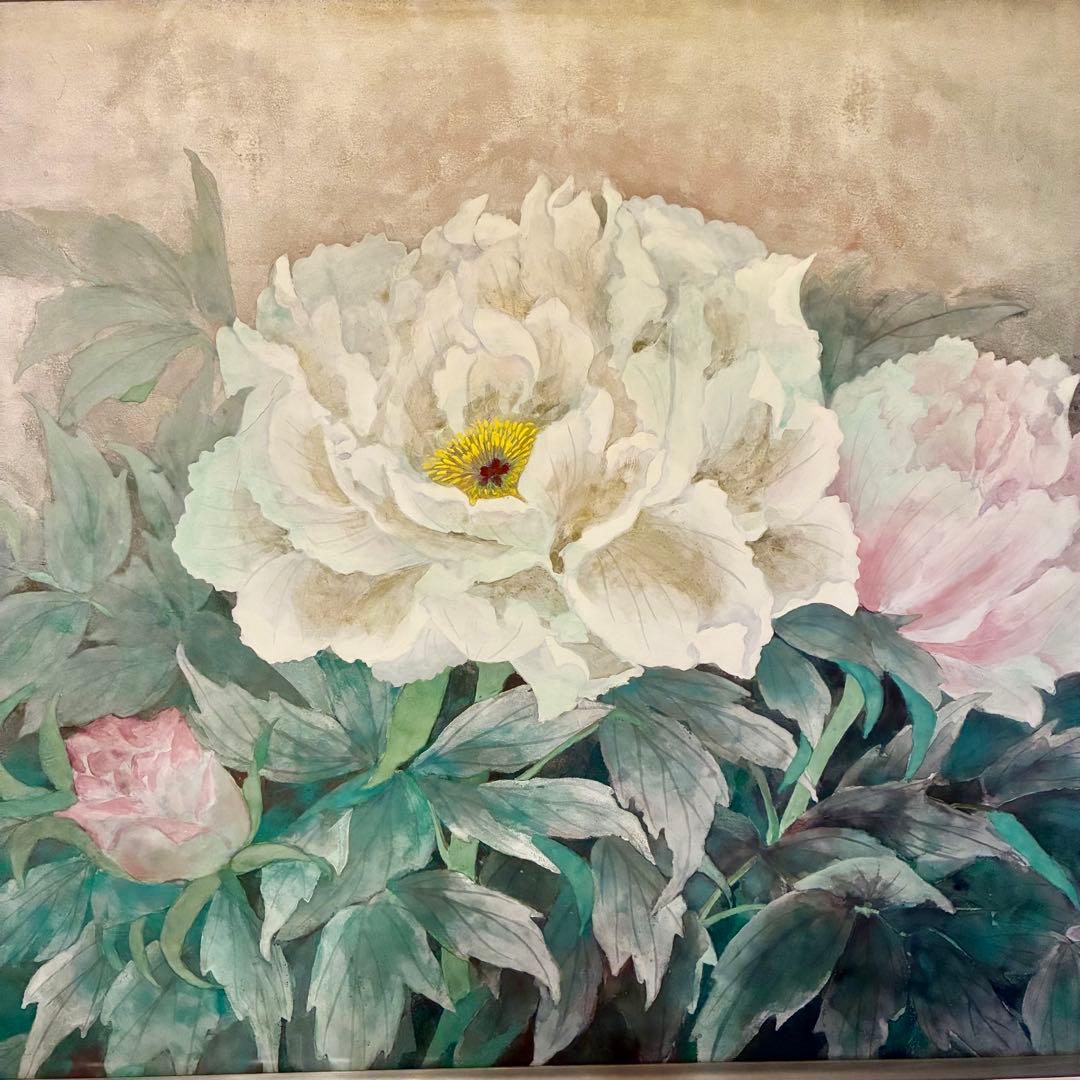 水彩画　春光