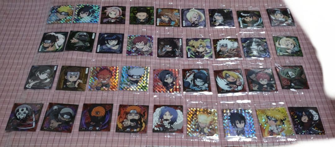 NARUTO ウエハース にふぉるめーしょん 1弾 シール ステッカー コンプ