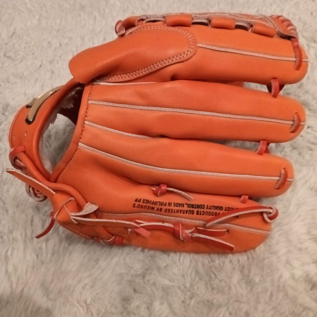 Mizuno Global Elite オレンジ グローブ左投げ