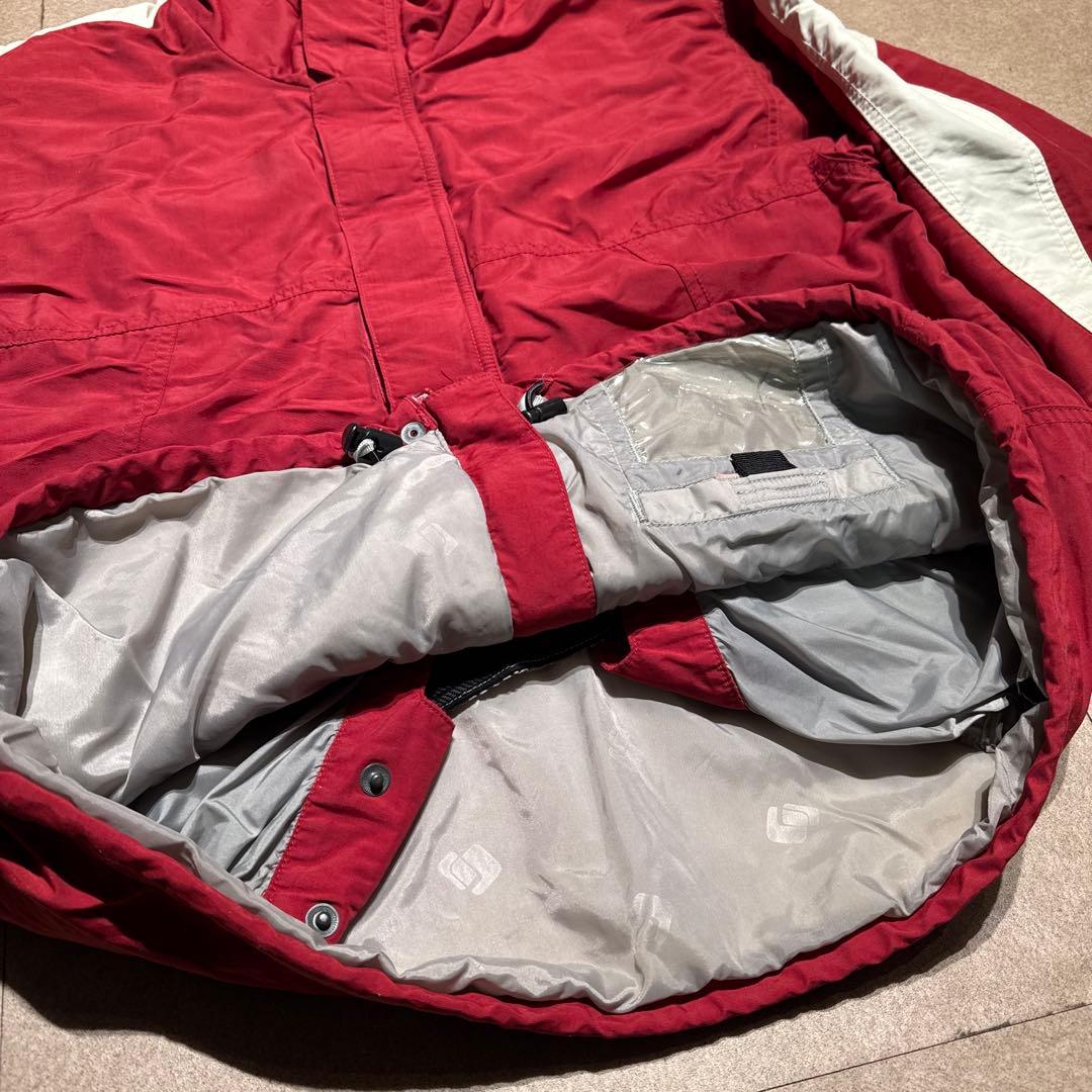 Burton 上下セットアップ　スノーボードウェア　ジャケット　赤　M