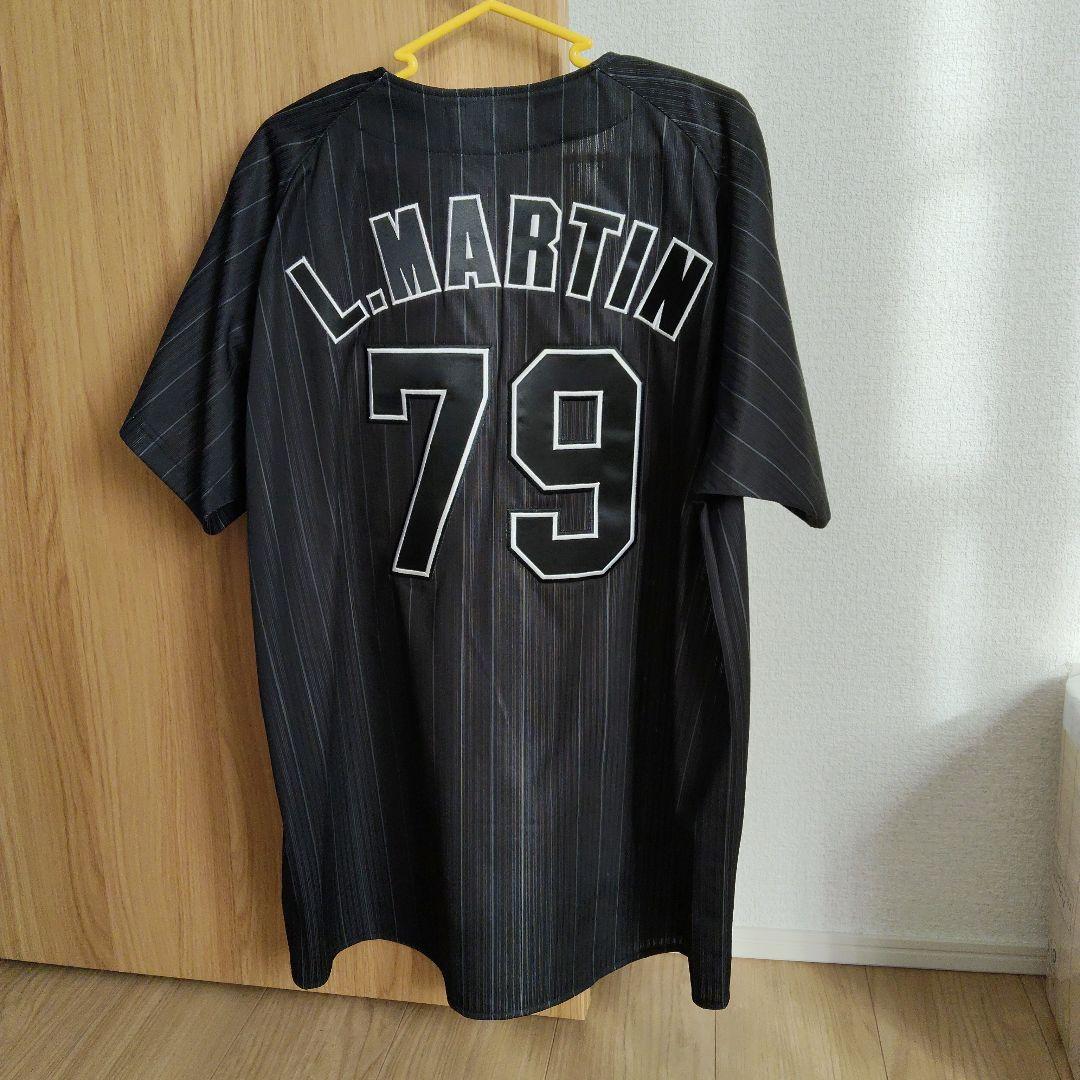 千葉ロッテマリーンズ #79 マーティン選手 ビジターユニフォーム サイズL