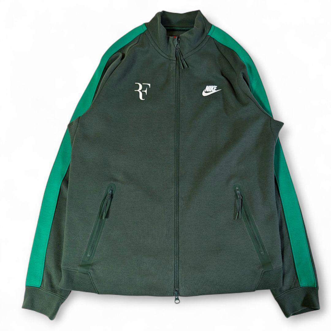 NIKE ナイキ フェデラー　RF トラックジャケット　Ｌ グリーン テニス