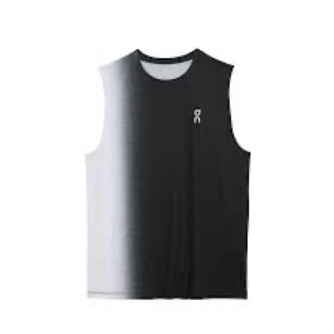 On Court Tank Mサイズ　BLACKWHITE シェルトン　テニス