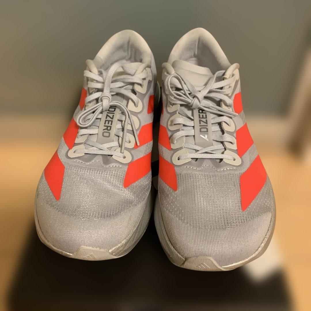 adidas アディゼロEVOSL 27センチ　ルシッドレッド