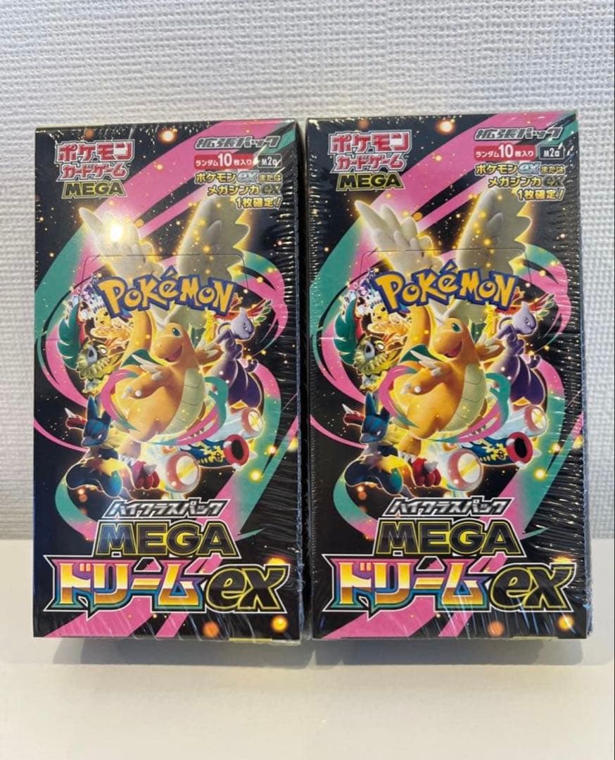 ポケモンカードゲーム　megaドリームex 2box