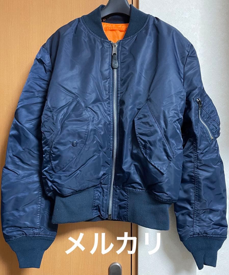 Valley Apparel フライトジャケット　MA-1 ネイビー