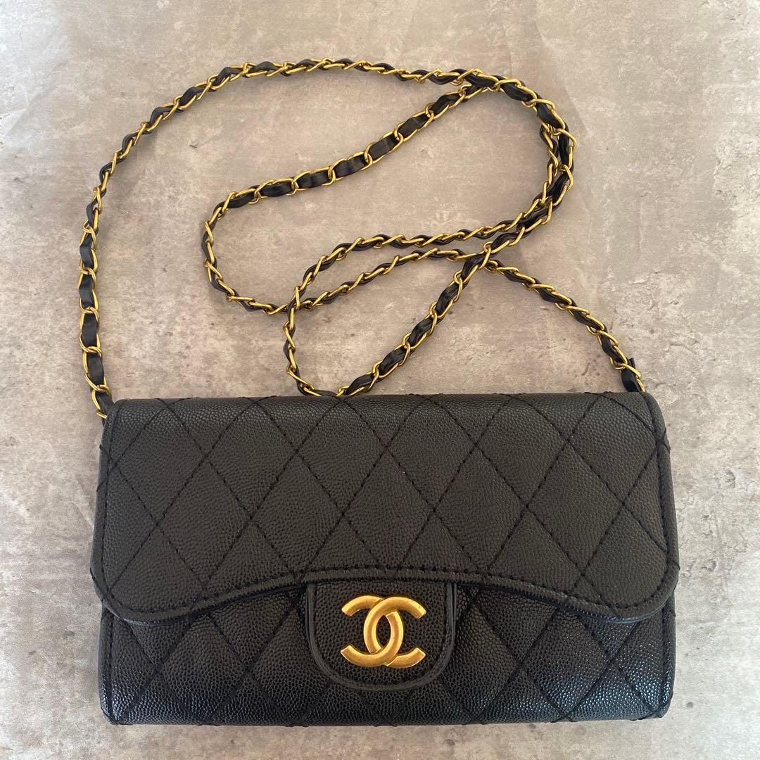 CHANEL キルティング デザイン チェーンショルダー バッグノベルティ