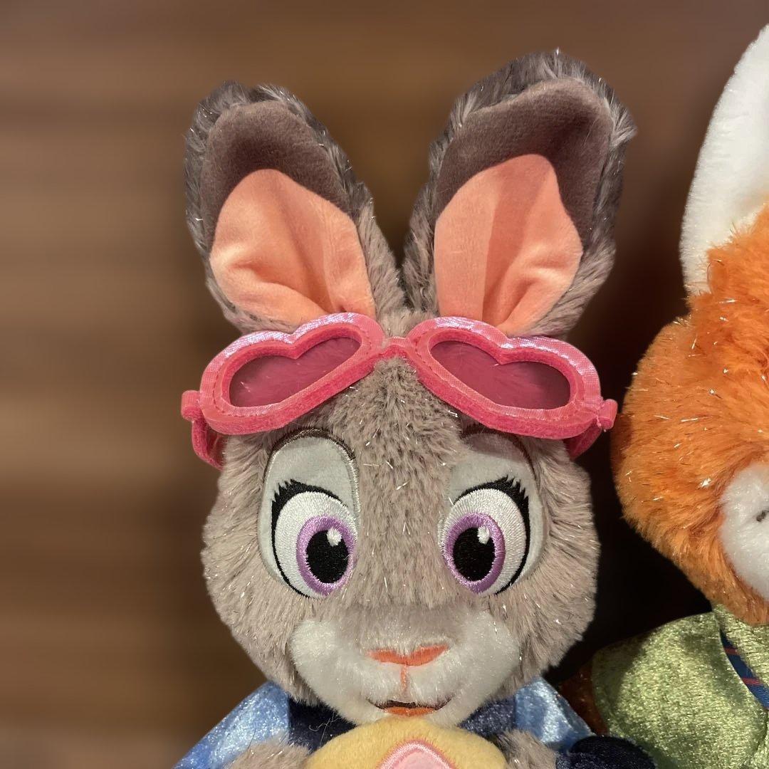 ディズニーストア　ズートピア　ニック　ジュディ　ぬいぐるみ　10周年　お顔厳選