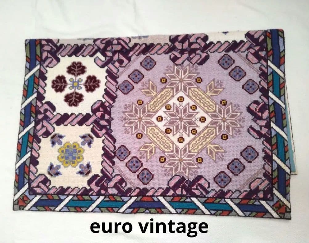 フランスアンティーク 刺繍 壁飾り ハンドステッチ タペストリー ポスター#5