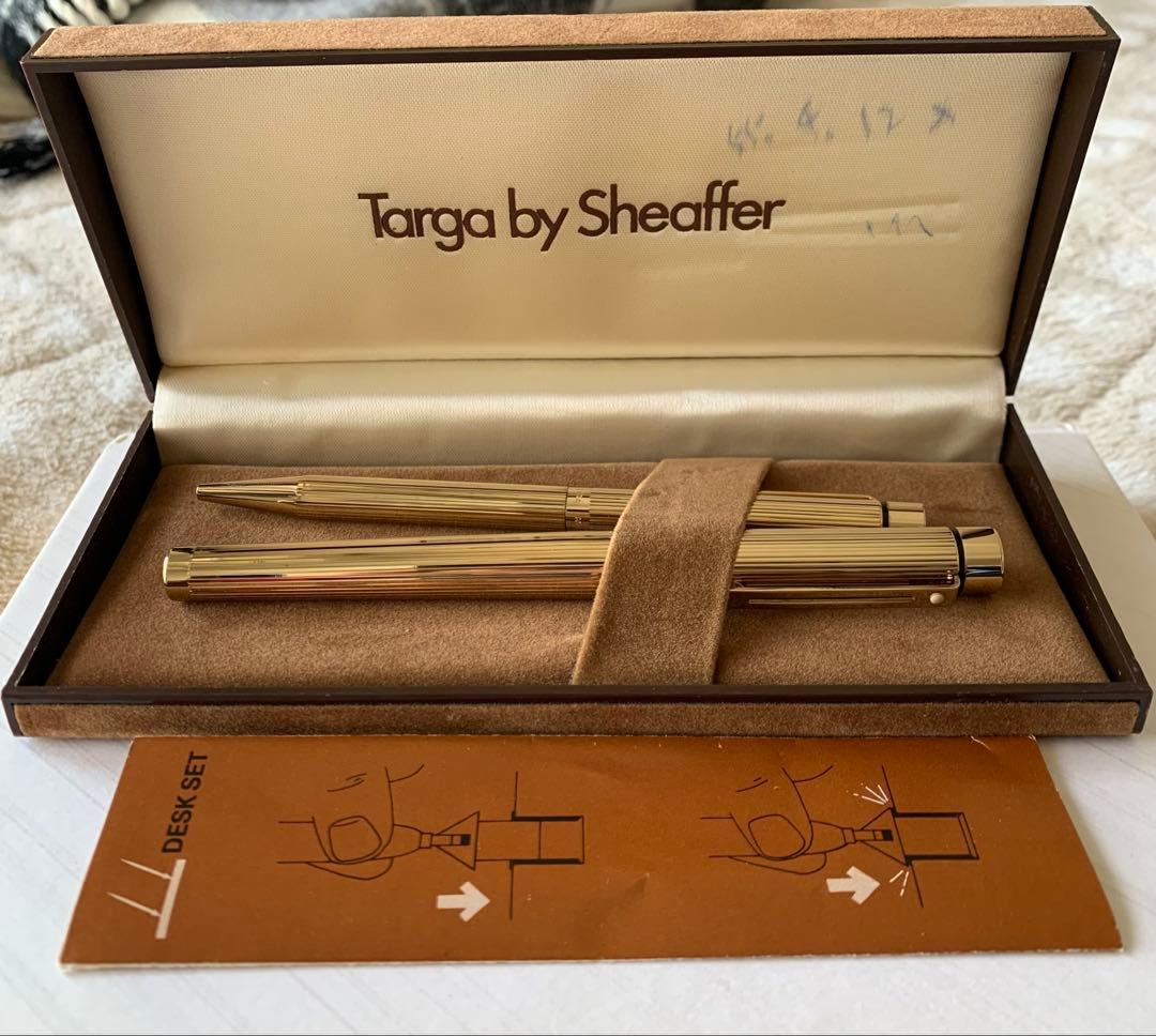 Sheaffer（シェーファー） ターガ ゴールド 万年筆・ボールペン セット