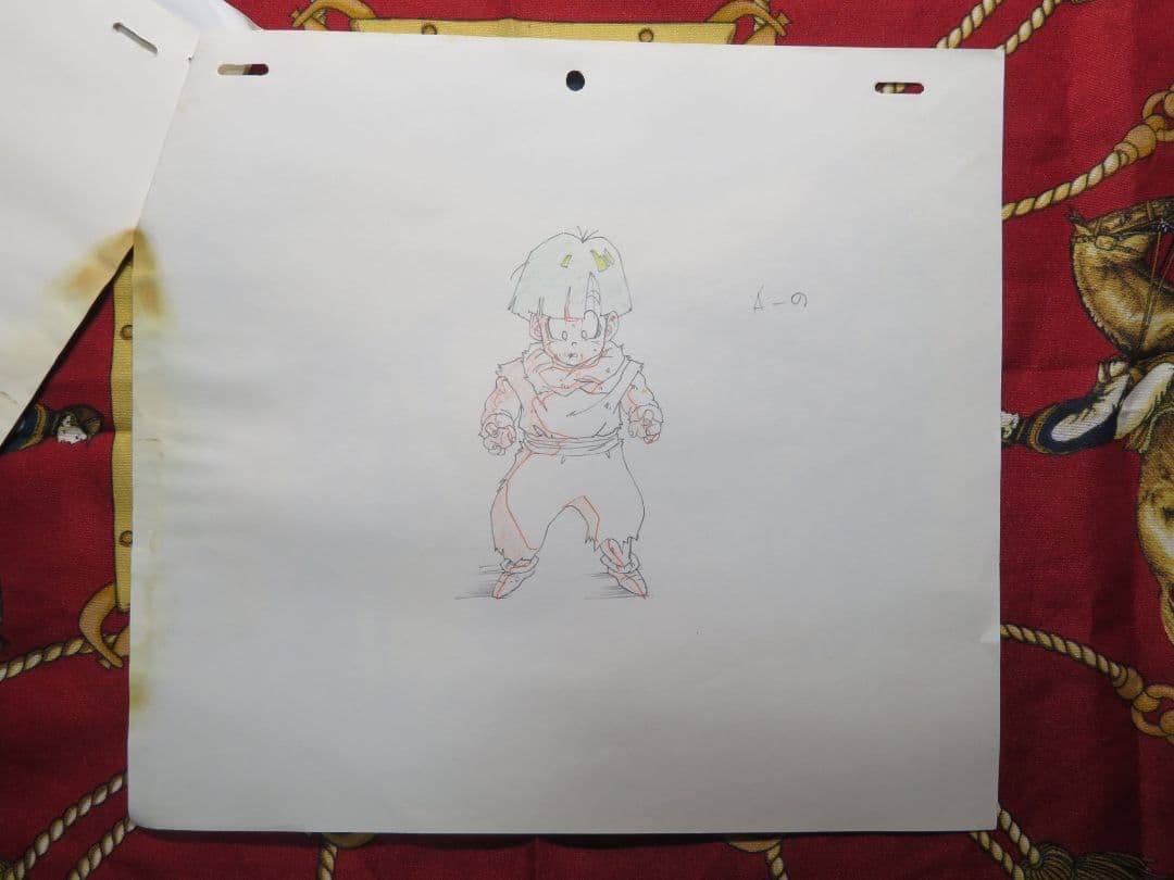s*a様 アニメ セル画 原画 ドラゴンボール 悟飯 悟空 当時物