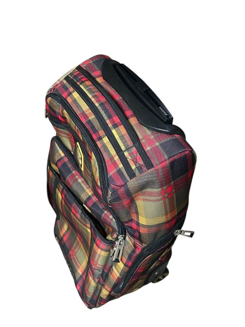 BURTON バートン キャリーバッグ チェック柄 マルチカラー 静音 デザイン
