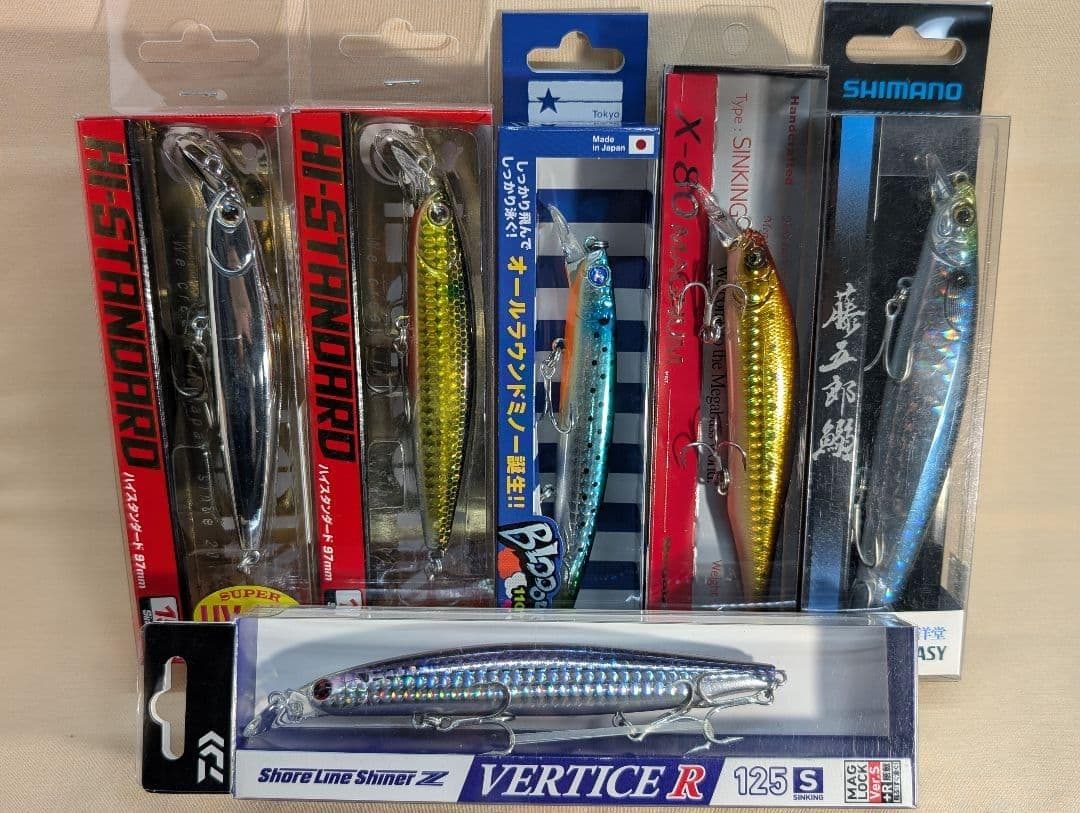 【新品未開封品】人気メーカー　シーバスルアー6本セット　ブルーブルー　メガバス