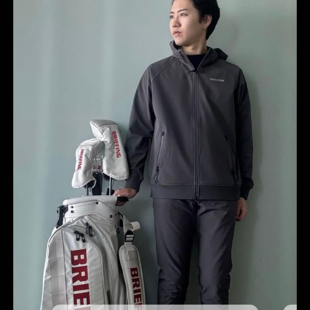 美品　2025 ブリーフィング　ゴルフ　ジップパーカー裏起毛　完売品　XL