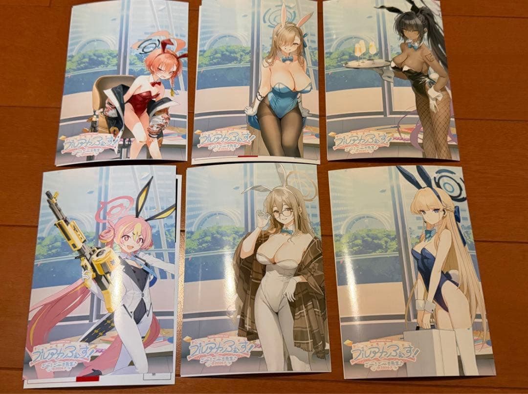 ブルアカふぇす アル/アスナ/カリン/アカネ/トキ/コユキ バニーガール 写真