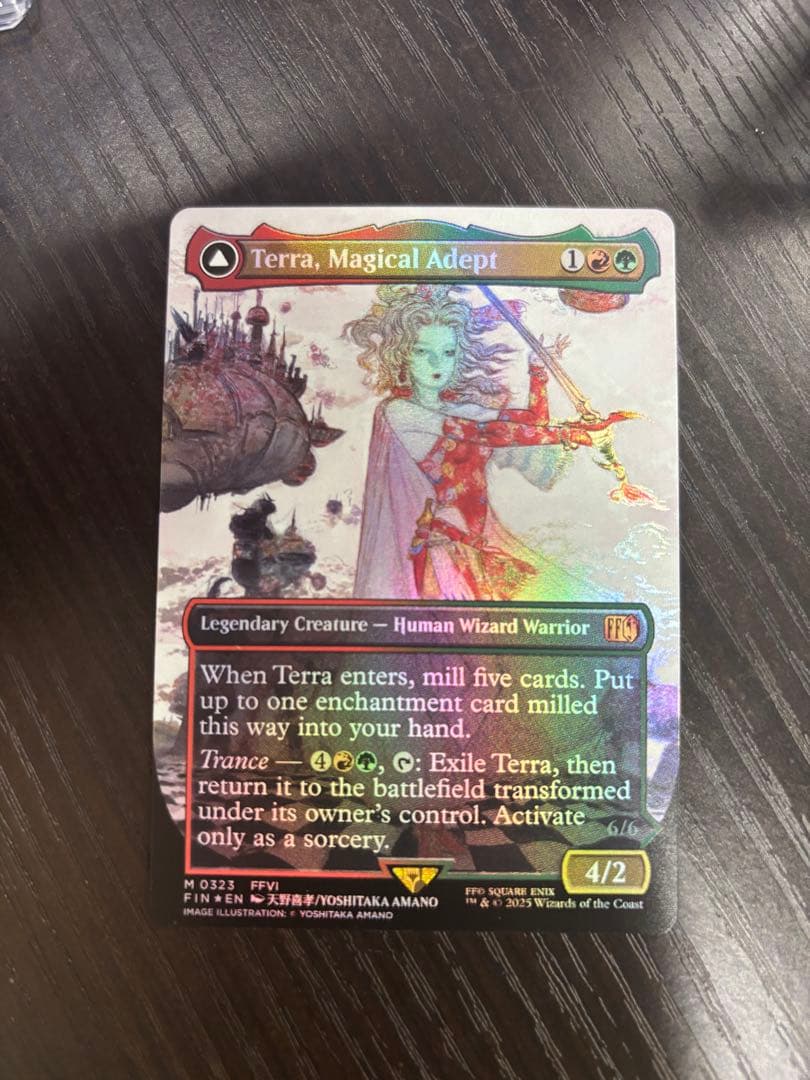 MTG FIN《魔導戦士、ティナ》英語版ボーダーレス foil