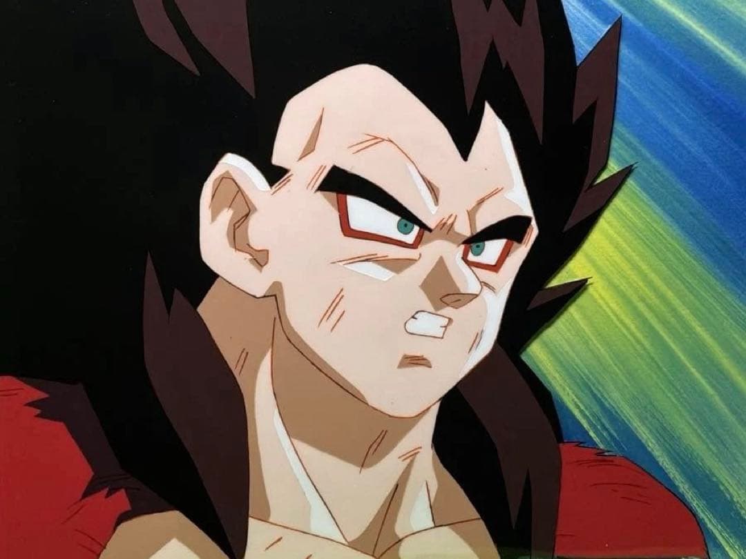ドラゴンボールGT セル画 ベジータ 超サイヤ人4