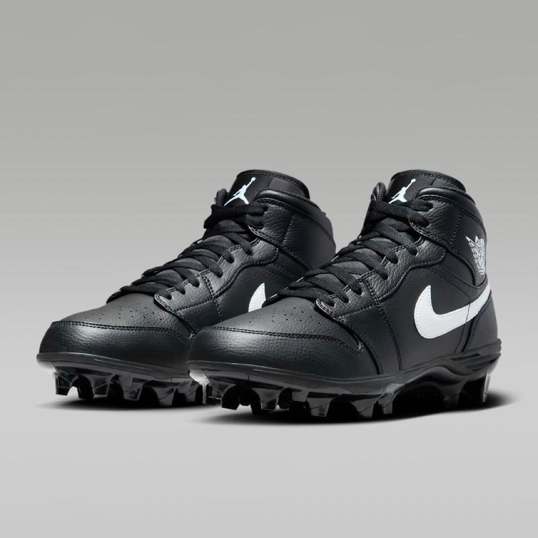 Jordan 1 Mid TD Black　アメフト スパイク 28.0cm　Z