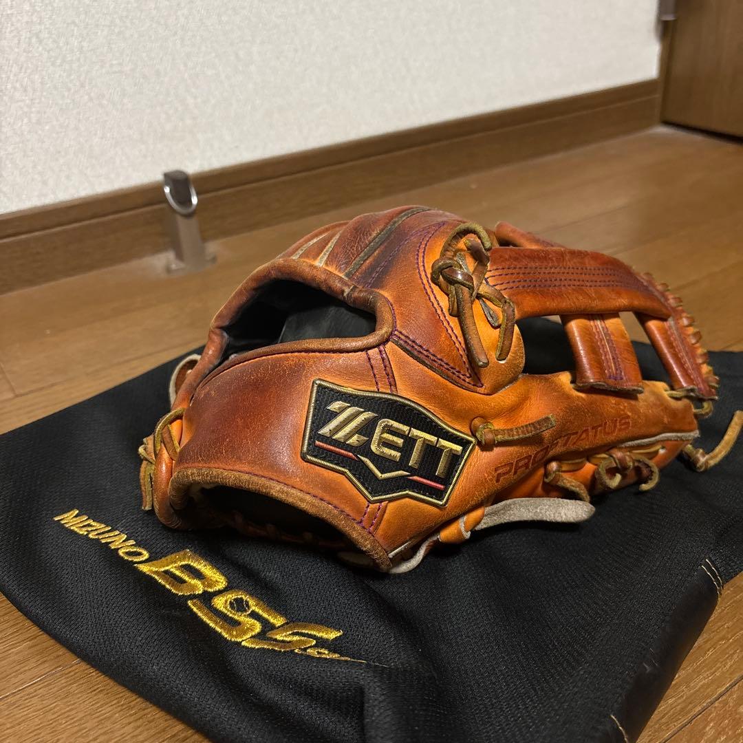 ZETT プロステイタス 内野 硬式グラブ 吉川モデル 高校野球対応