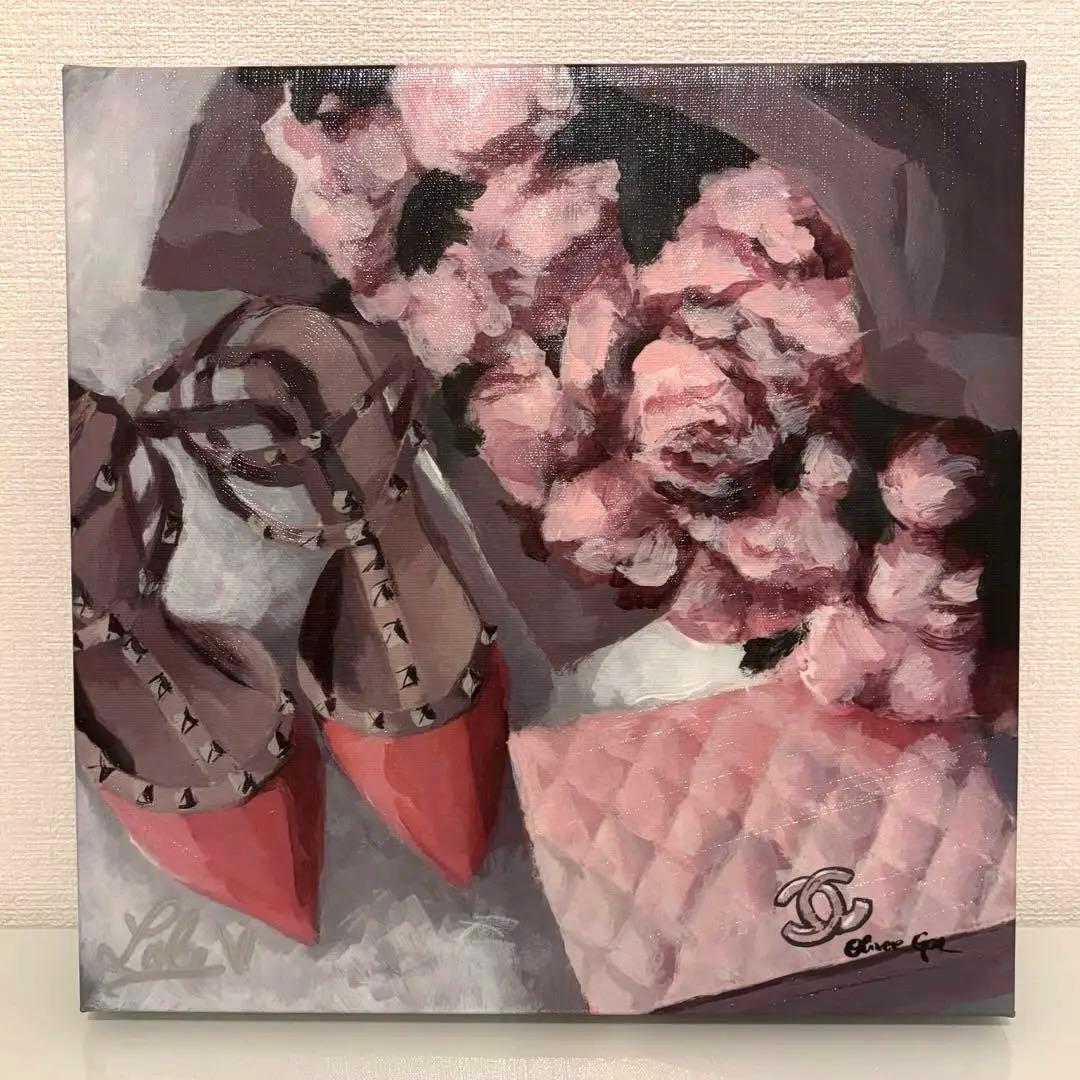 レア✨オリバーガル アート 絵画 ピンク バッグOliver Gal