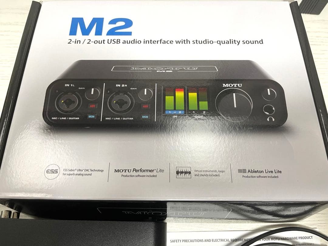 MOTU ( モツ )M2 オーディオインターフェイス