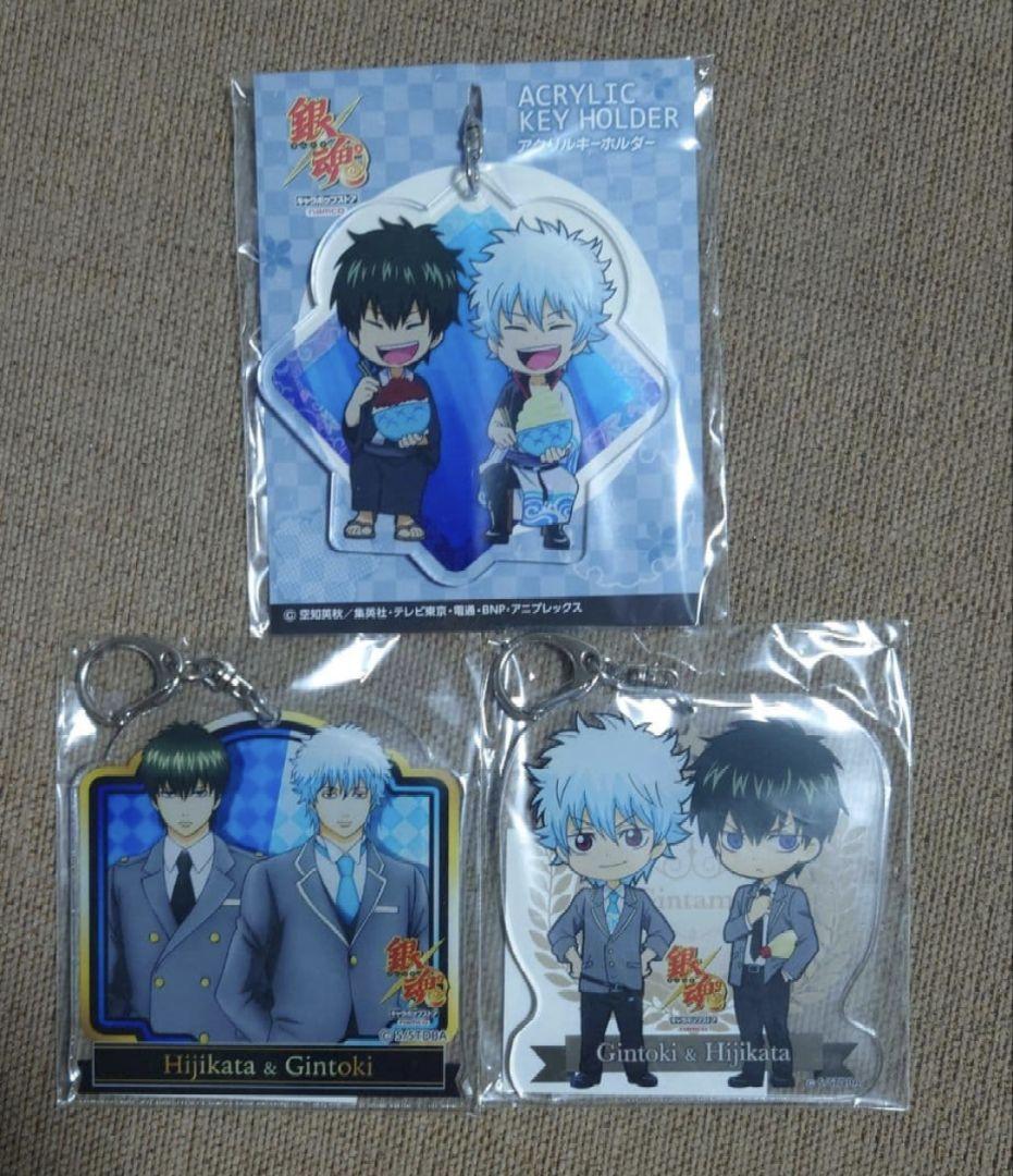 銀魂 キャラポップストア 銀時 土方 アクリルキーホルダー