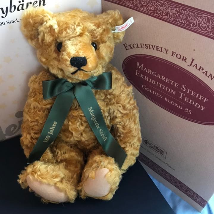 【値下げしました】シュタイフ テディベア ゴールデンブロンド 証明書付き